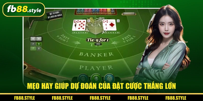Classic Baccarat - Casino Trực Tuyến Hấp Dẫn Người Chơi 3 Mẹo hay giúp dự đoán cửa cược Classic Baccarat thắng lớn